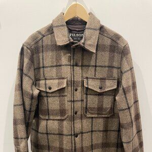 Filson Lined Mackinaw Wool Jac-shirt Limited Edition Brown/Tan Multi Size M